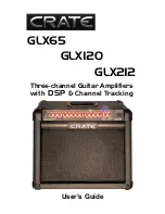 Предварительный просмотр 1 страницы Crate GLX120 User Manual