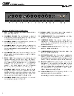 Предварительный просмотр 4 страницы Crate GT-500H Owner'S Manual