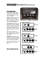 Preview for 3 page of Crate GT412SL Owner'S Manual