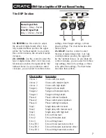 Предварительный просмотр 7 страницы Crate GTD65 Owner'S Manual