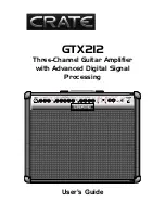 Crate GTX212 User Manual предпросмотр