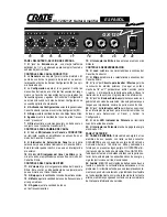 Предварительный просмотр 3 страницы Crate GX-120/212+ Owner'S Manual