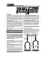 Предварительный просмотр 3 страницы Crate GX-140C Owner'S Manual