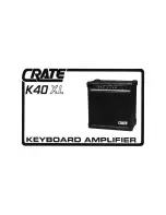 Crate K40 XL Operation Manual предпросмотр