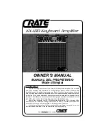 Crate KX-100 Owner'S Manual предпросмотр