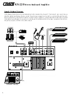 Предварительный просмотр 6 страницы Crate KX-220 User Manual