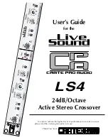 Preview for 1 page of Crate Live Sound LS4 User Manual