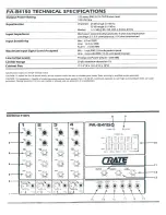 Preview for 2 page of Crate PA-B4150 Quick Start Gude