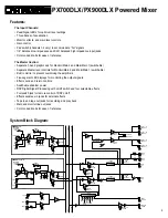 Preview for 3 page of Crate PRO AUDIO PX700DLX User Manual