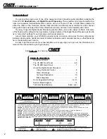 Предварительный просмотр 2 страницы Crate QuadraDrive GT-80D Owner'S Manual