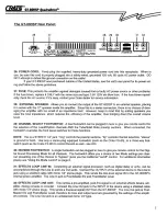 Предварительный просмотр 7 страницы Crate QuadraDrive GT-80DSP Owner'S Manual