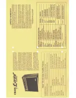 Предварительный просмотр 2 страницы Crate Sprint CR-160 User Manual