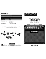 Crate TG10R User Manual предпросмотр