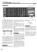 Preview for 6 page of Crate THUNDERBASS BT-350 Owner'S Manual