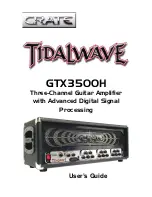 Предварительный просмотр 1 страницы Crate TIDALWAVE GTX3500H User Manual