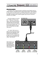 Предварительный просмотр 9 страницы Crate TIDALWAVE GTX3500H User Manual