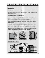 Предварительный просмотр 3 страницы Crate TX15 Manual