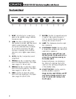 Предварительный просмотр 4 страницы Crate V18-112 Owner'S Manual