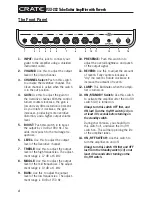 Preview for 4 page of Crate V33-212 Owner'S Manual