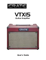 Предварительный просмотр 1 страницы Crate VTX15 User Manual