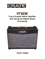 Crate VTX212 User Manual предпросмотр