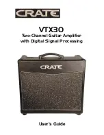 Crate VTX30 User Manual предпросмотр