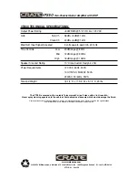 Preview for 8 page of Crate VTX30 User Manual