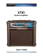 Preview for 1 page of Crate XT10 User Manual