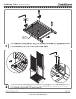 Предварительный просмотр 4 страницы Crate&Barrel Andersen Crib Assembly Instructions Manual