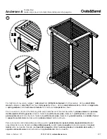 Предварительный просмотр 8 страницы Crate&Barrel Andersen II Toddler Rail Assembly Instructions Manual