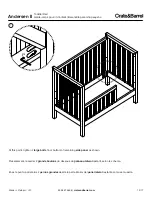 Предварительный просмотр 13 страницы Crate&Barrel Andersen II Toddler Rail Assembly Instructions Manual