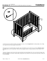 Предварительный просмотр 14 страницы Crate&Barrel Andersen II Toddler Rail Assembly Instructions Manual