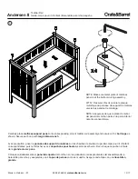 Предварительный просмотр 15 страницы Crate&Barrel Andersen II Toddler Rail Assembly Instructions Manual