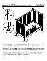 Предварительный просмотр 16 страницы Crate&Barrel Andersen II Toddler Rail Assembly Instructions Manual