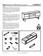 Crate&Barrel Apex Manual предпросмотр