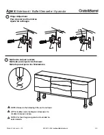 Предварительный просмотр 3 страницы Crate&Barrel Apex Manual