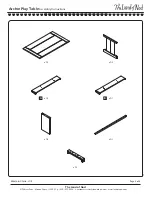 Предварительный просмотр 2 страницы Crate&Barrel Archie Play Table Assembly Instructions Manual