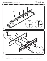 Предварительный просмотр 3 страницы Crate&Barrel Archie Play Table Assembly Instructions Manual