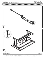 Предварительный просмотр 5 страницы Crate&Barrel Archie Play Table Assembly Instructions Manual