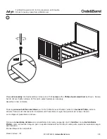 Предварительный просмотр 8 страницы Crate&Barrel Arlyn Full Bed Conversion Kit Manual