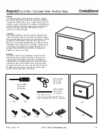 Preview for 1 page of Crate&Barrel Aspect Manual