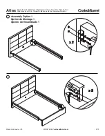 Предварительный просмотр 3 страницы Crate&Barrel Atlas Series Assembly Manual