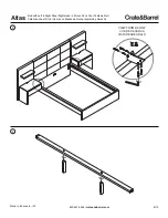 Предварительный просмотр 8 страницы Crate&Barrel Atlas Series Assembly Manual