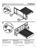 Предварительный просмотр 10 страницы Crate&Barrel Atlas Series Assembly Manual