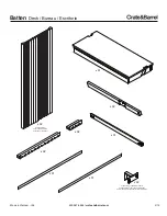 Предварительный просмотр 2 страницы Crate&Barrel Batten Series Assembly Manual