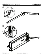 Предварительный просмотр 5 страницы Crate&Barrel Batten Series Assembly Manual