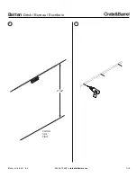 Предварительный просмотр 7 страницы Crate&Barrel Batten Series Assembly Manual