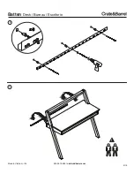 Предварительный просмотр 8 страницы Crate&Barrel Batten Series Assembly Manual