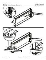 Предварительный просмотр 11 страницы Crate&Barrel Batten Series Assembly Manual