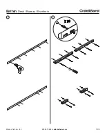 Предварительный просмотр 16 страницы Crate&Barrel Batten Series Assembly Manual